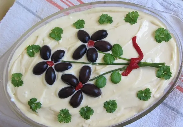 Салата с печени чушки