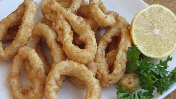 Панирани калмари - как да останат крехки и вкусни — стъпка 8