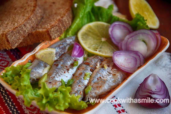 Маринован чернокоп и маринован сафрид — стъпка 1