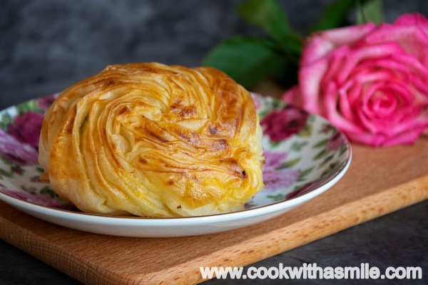 Банички розички с точени кори (Гюл бюрек) — стъпка 9